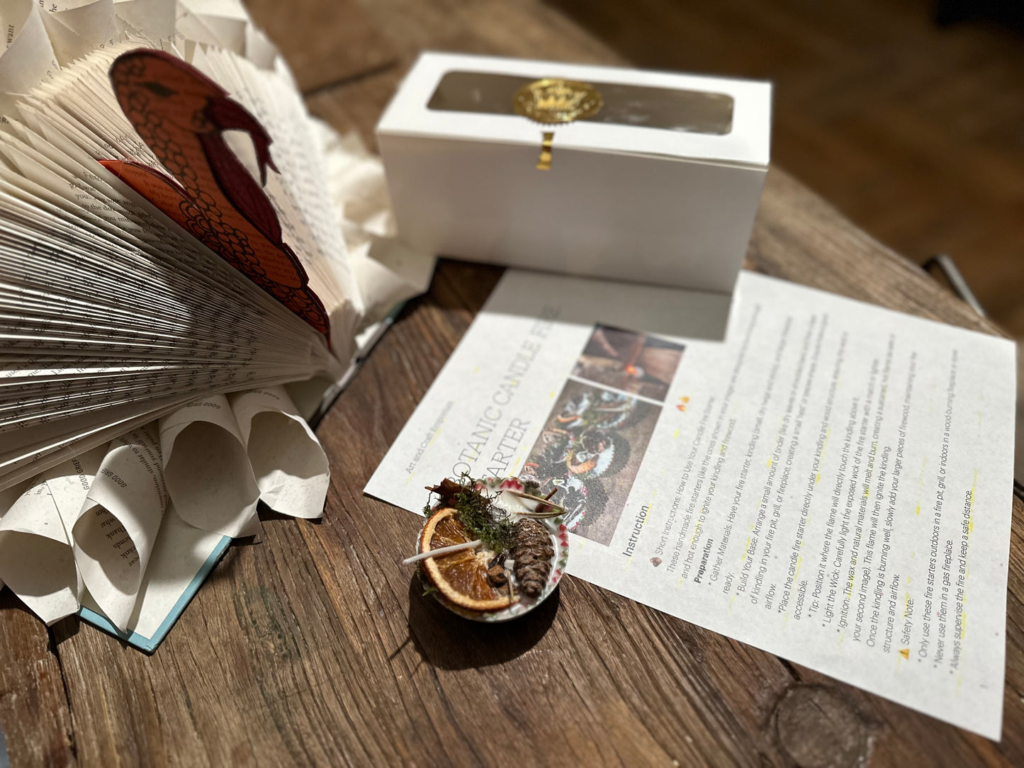 Botanical Candle Fire Starter